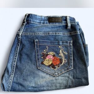 DKNY Dark Blue Denim with Silver Button